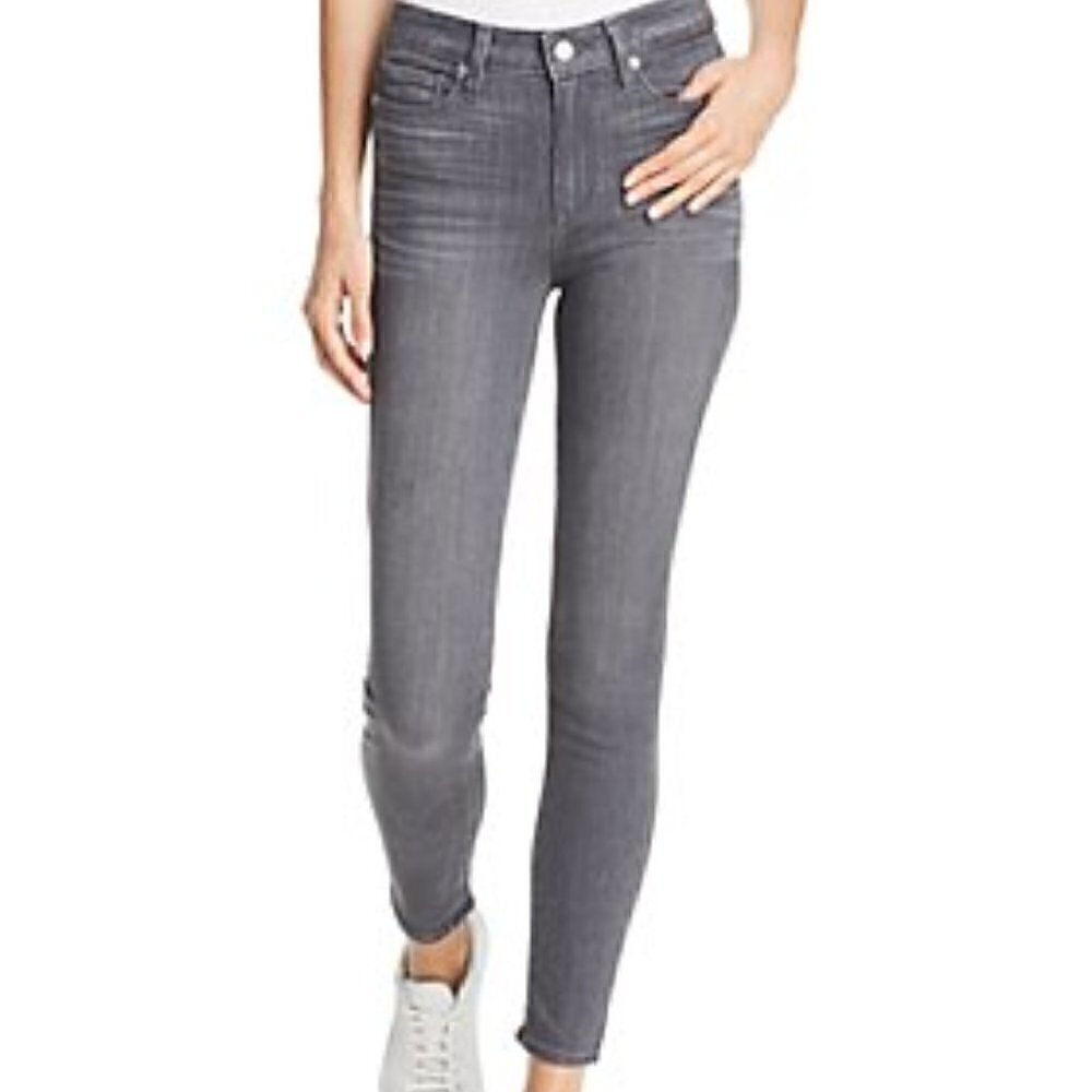 Current/Elliott The Crop Skinny in Grey Ink